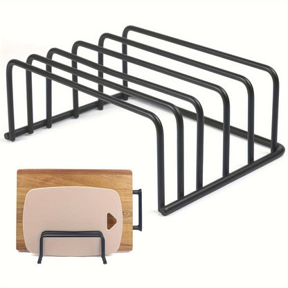 BoardStack – Compact Metal Cutting Board Rack – Space-Saving Kitchen Organizer