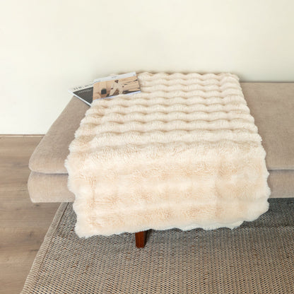 Reversible Double-Sided Fleece Blanket – Ultra Soft & Cozy