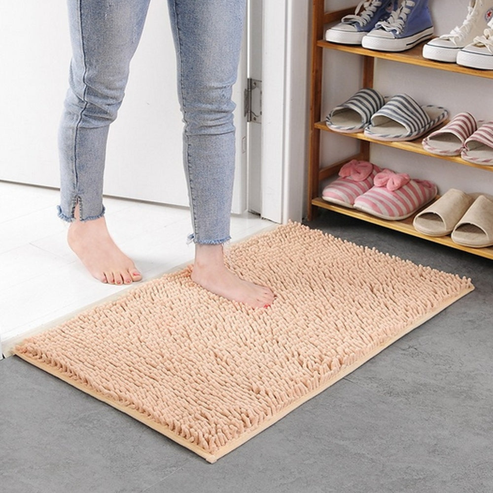 SoftStep Ultra-Soft Chenille Bath Mat – Plush Comfort with Superior Absorbency