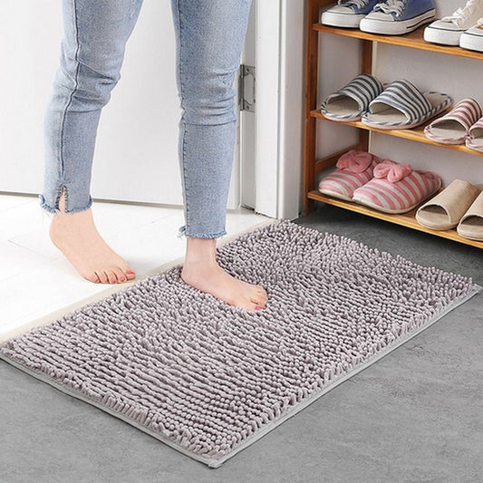 SoftStep Ultra-Soft Chenille Bath Mat – Plush Comfort with Superior Absorbency